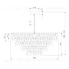 Подвесная люстра Bogate's Gutta 476/8 a068863 476/8 Smart - 6