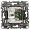 Розетка комбинированная RJ45+TV Эра 12-3110-01М Б0065691 Б0065691 - 3