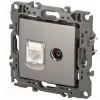 Розетка комбинированная RJ45+TV Эра 12-3110-16 Б0065646 Б0065646 - 2