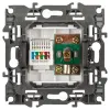 Розетка комбинированная RJ45+TV Эра 12-3110-16 Б0065646 Б0065646 - 3