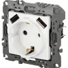 Розетка со шторами и 2 USB Эра 12-4109-01М Б0065728 Б0065728 - 2