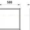 Светодиодная панель Эра SPO-14-38-4K-BL Б0063054 Б0063054 - 9