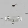 Подвесной светильник Delight Collection Parallel Ring D8028P/R/D800 black/clear D8028P/R/D800 black/clear - 5