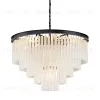 Подвесная люстра Delight Collection 1920s Odeon KR0387P-10A black/frost KR0387P-10A black/frost - 1