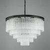 Подвесная люстра Delight Collection 1920s Odeon KR0387P-10A black/frost KR0387P-10A black/frost - 3