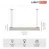 Подвесной светильник Lightera Luara LE102L-100G WIFI LE102L-100G WIFI - 10
