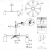 Люстра на штанге Ambrella Light Traditional Modern TR9575 TR9575 - 7