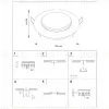 Встраиваемый светильник Ambrella Light Standard Spot GX53 Spot G101 BK G101 BK - 5