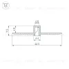 Алюминиевый профиль Arlight LINIA7-FANTOM-2000 ANOD 052377 052377 - 3