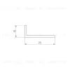 Уголок Arlight ARH-W25х10х1,5-2000 ANOD 053357 053357 - 2