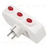 Разветвитель сетевой с выключателем Uniel S-GES3-16OB WHITE UL-00011239 S-GES3-16OB WHITE - 2