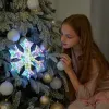 Светильник декоративный на батарейках Снежинка Uniel ULD-R512 3АА SNOWFLAKE UL-00012222 ULD-R512 3АА SNOWFLAKE - 6