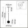 Подвесной светильник Lumion Trino Ledio 8080/1A 8080/1A - 9