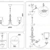 Подвесная люстра Ambrella Light High Light Ceramo Classic LH75025 LH75025 - 7