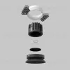 Встраиваемый светильник Maytoni Round DL058-12W2.7K-TRS-B DL058-12W2.7K-TRS-B - 5