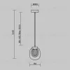 Подвесной светильник Maytoni Biology MOD367PL-L3BSK MOD367PL-L3BSK - 7