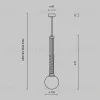 Подвесной светильник Maytoni Teatro MOD287PL-01BS MOD287PL-01BS - 2