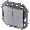 Выключатель двухклавишный Legrand Inspiria 673622 673622 - 3