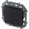 Выключатель двухклавишный Legrand Inspiria 673623 673623 - 3