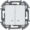 Выключатель двухклавишный с подсветкой/индикацией Legrand Inspiria 673630 673630 - 1
