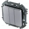 Выключатель трехклавишный Legrand Inspiria 673642 673642 - 3