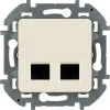 Розетка компьютерная двойная RJ45 Legrand Inspiria 673841 673841 - 1