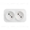 Розеточный блок двойной б/з Legrand Quteo 782231 782231 - 1