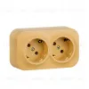 Розеточный блок двойной с/з Legrand Quteo 782293 782293 - 2