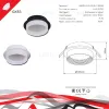 Встраиваемый светильник Reluce 53004-9.0-001RLD GX53 BK 53004-9.0-001RLD GX53 BK - 2