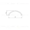 Экран Arlight ROUND-D36-360-2500 BLACK OPAL 050764 050764 - 2