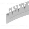 Алюминиевый профиль Arlight PLINTUS-FANTOM-BENT-H20-SIDE-2000 WHITE 043674(1) 043674(1) - 2