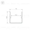Алюминиевый профиль Arlight гибкий WPH-FLEX-1616-1000 053408 053408 - 2