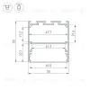 Алюминиевый профиль Arlight LINE-M-5050-2000 BLACK 053403 053403 - 3