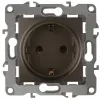 Розетка 2P+E Schuko со шторками Эра 12-2102-13 Б0019324 Б0019324 - 1