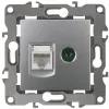 Розетка комбинированная RJ45+TV Эра 12-3110-03 Б0027443 Б0027443 - 1