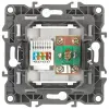 Розетка комбинированная RJ45+TV Эра 12-3110-14 Б0027449 Б0027449 - 2