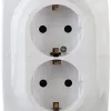 Розетка 2x2P+E Schuko Эра 12-2106-01 Б0031228 Б0031228 - 1