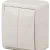 Выключатель двойной с подсветкой Эра 11-1205-02 Б0020667 Б0020667 - 1