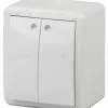 Выключатель двойной с подсветкой Эра 11-1405-01 Б0020677 Б0020677 - 1