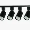 Трековый однофазный светильник (4 шт.) Эра TR70-SET4-GU10-BK Б0063956 Б0063956 - 1