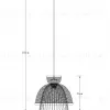 Подвесной светильник Arte Lamp Woodstock A7070SP-1BK A7070SP-1BK - 2
