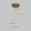 Каскадная люстра Eurosvet Crespella 90034/6 золото a069295 90034/6 золото - 2