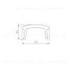Экран Arlight PLINTUS-H40-2000 Opal 052406 052406 - 2