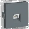Розетка телефонная RJ11 Systeme Electric AtlasDesign Грифель ATN000781 ATN000781 - 1