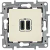 Зарядка USB C-C Legrand ETIKA Слоновая кость 672335 672335 - 1