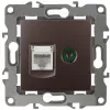 Розетка комбинированная RJ45+TV Эра 12-3110-13 Б0027448 Б0027448 - 1