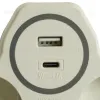 Разветвитель сетевой 2-местный с/з и USB+Type C Stekker ADP16-15-20 50071 50071 - 5