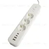 Сетевой фильтр 3-местный с/з и 2 USB-A+2 Type-C Stekker Nova HM21-31-02 50099 50099 - 2