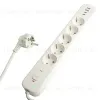 Сетевой фильтр 5-местный с/з и 2 USB-A+2 Type-C Stekker Nova HM21-51-02 50102 50102 - 1