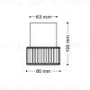 Накладной светильник Italline IT014-0202 gold IT014-0202 gold - 2